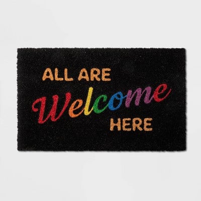 All Are Welcome Here Doormat