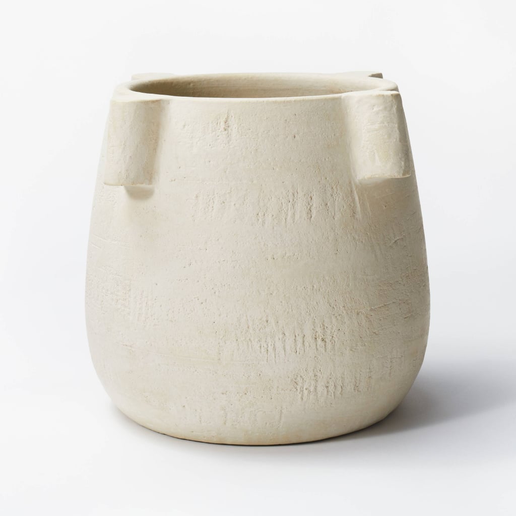 A Sculpted Planter: Threshold designed with Studio McGee Large Geo Handled Planter