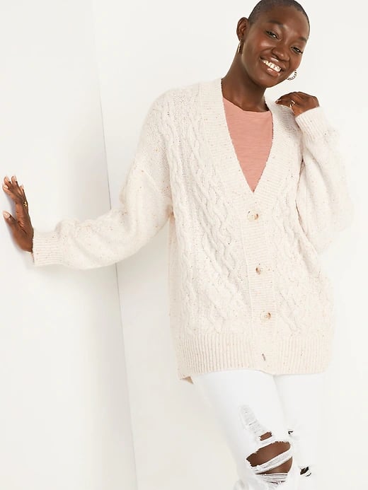 Cardigan sweater with deals buttons