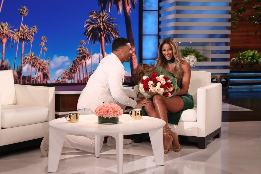 Ciara and Russell Wilson on "The Ellen DeGeneres Show"