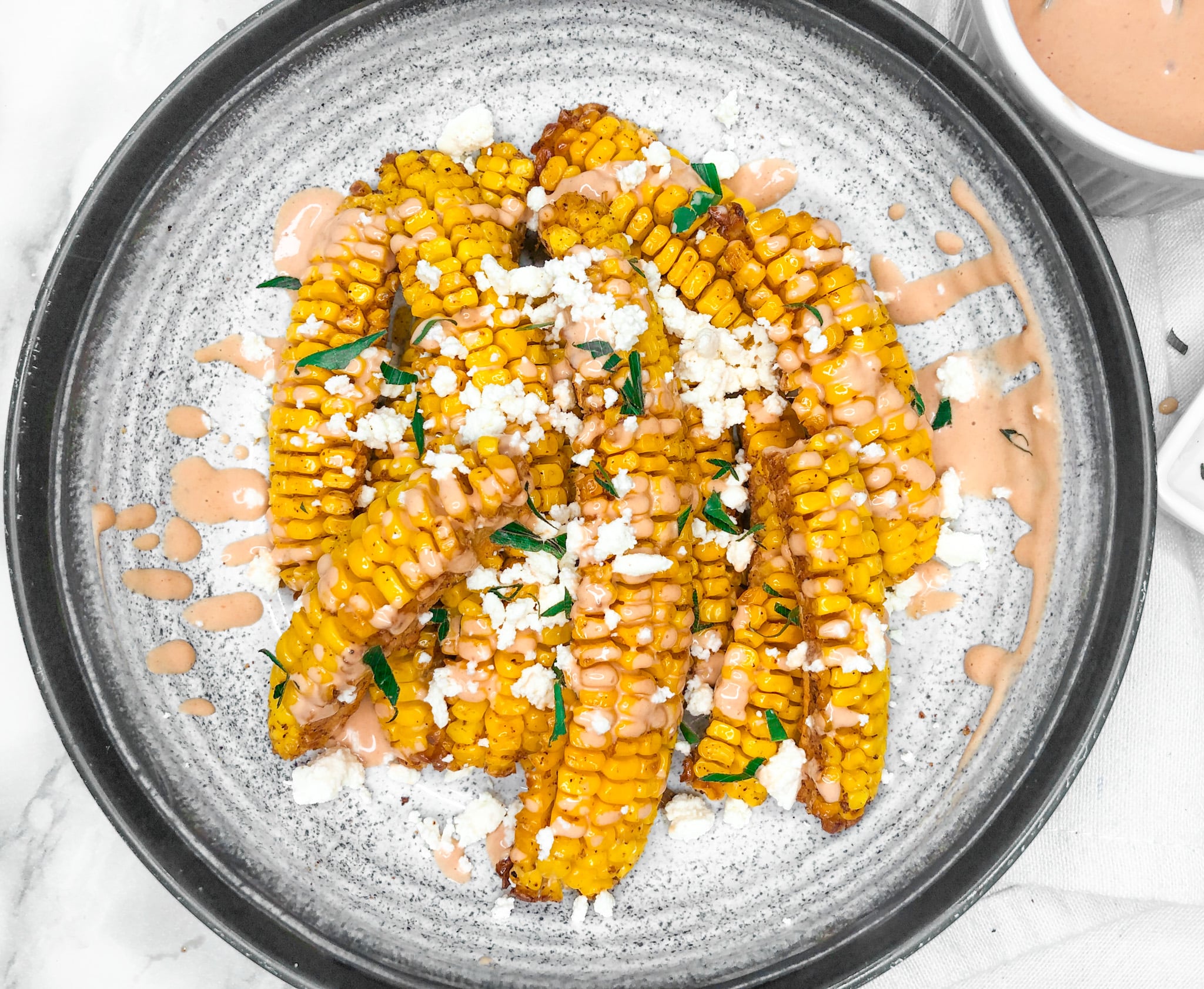 Air Fryer Elotes (Mexican Street Corn in Air Fryer)