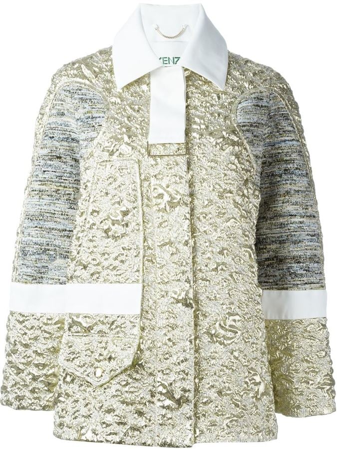 Kenzo Houndstooth Texturized Jacquard Jacket ($2,009)