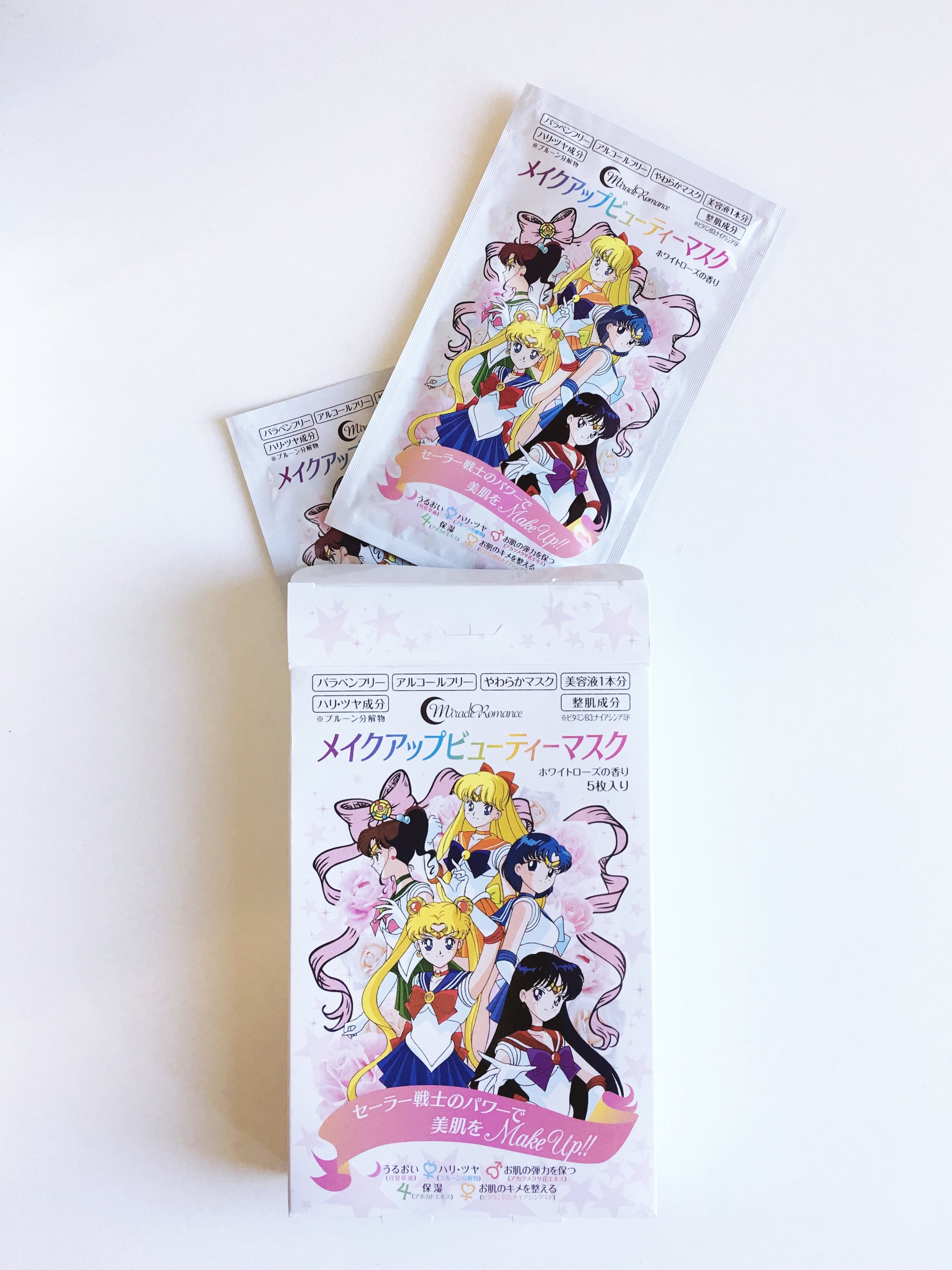 Each Pack Comes With Five Masks This Sailor Moon Sheet Mask Smells Just Like Tuxedo Mask S Roses Popsugar Beauty Photo 2