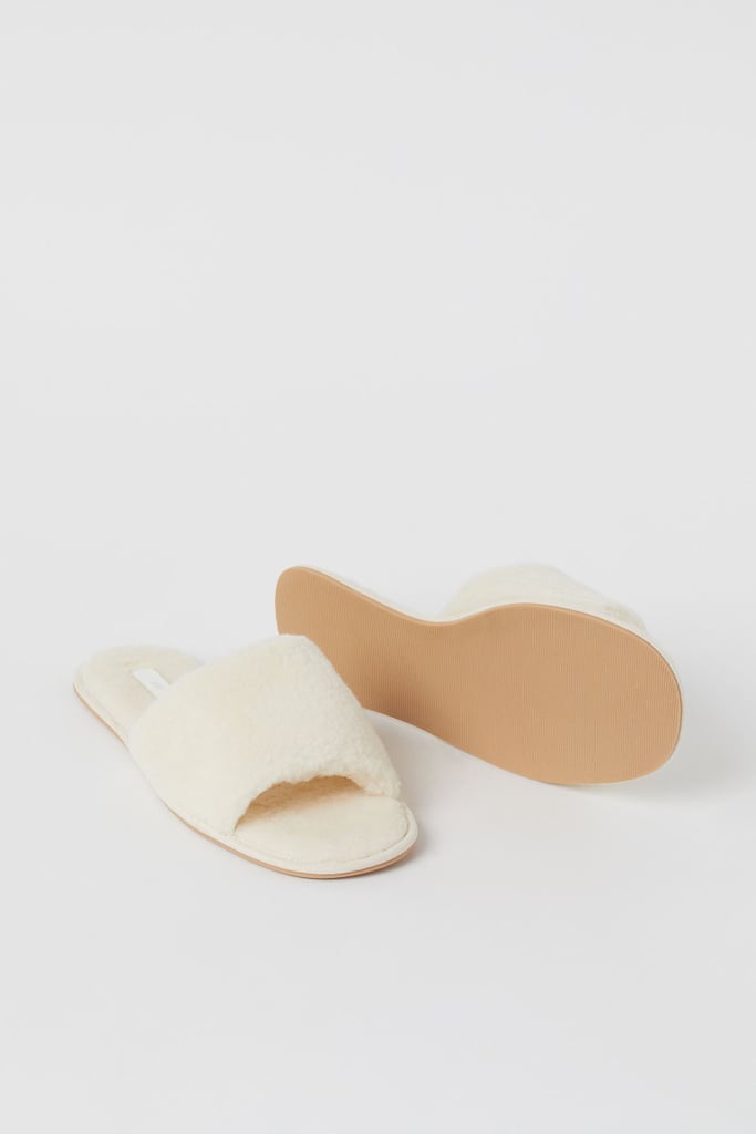 Faux Shearling Slippers