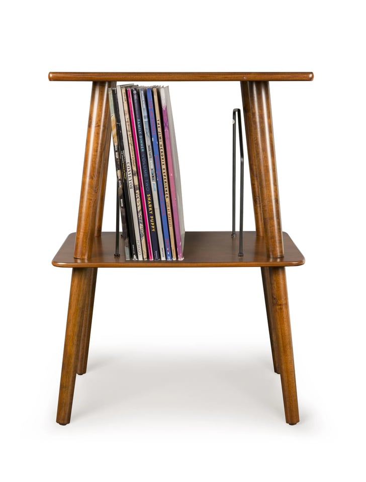 Wood Audio Rack Best RecordPlayer Stands and Vinyl Storage Consoles 2021 POPSUGAR Home UK