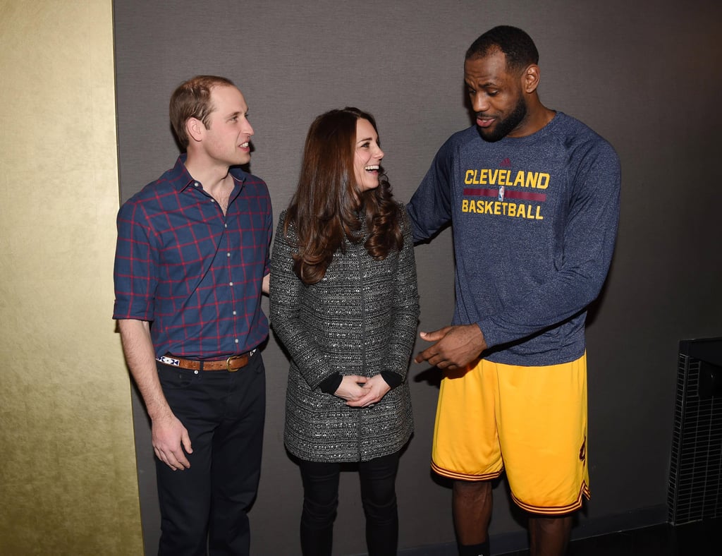 LeBron James Meeting Kate Middleton and Prince William