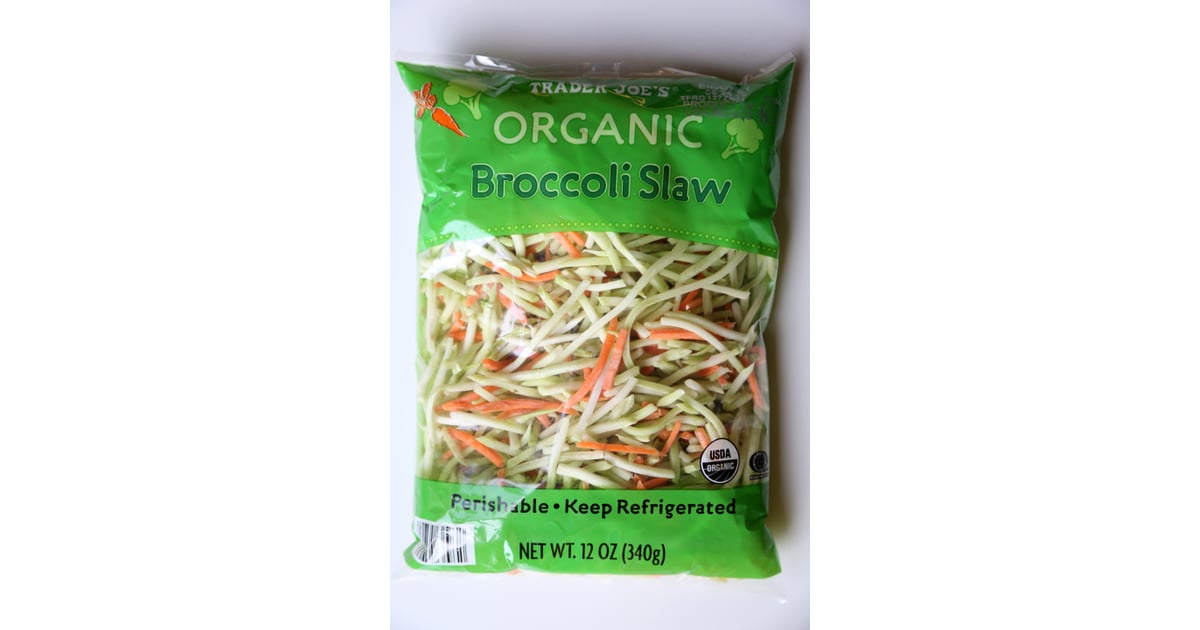Organic Broccoli Slaw Plumcots Kohlrabi Salad Blend Trader Joe's