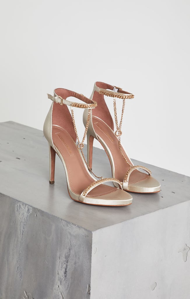 BCBGMAXAZRIA Ella Satin Stiletto Sandal