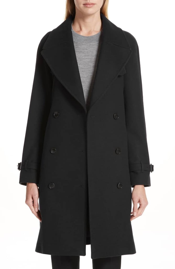 Burberry Cranston Wool Blend Trench Coat | Best Cyber Monday Designer ...