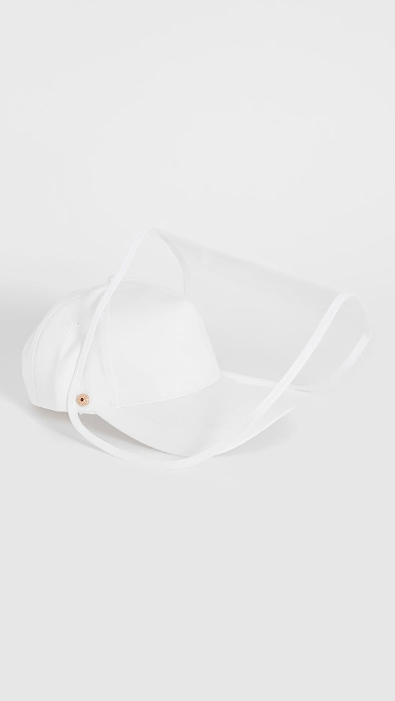 Gemelli White Hat with Face Cover