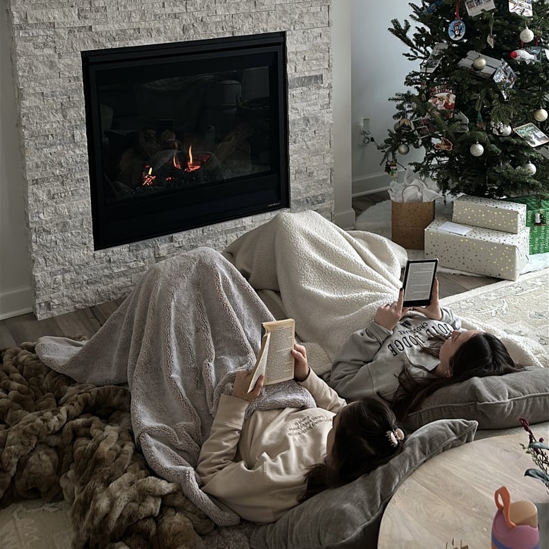 Photo Taken By Josie Wilde of Two Friends Reading During a Reading Weekend