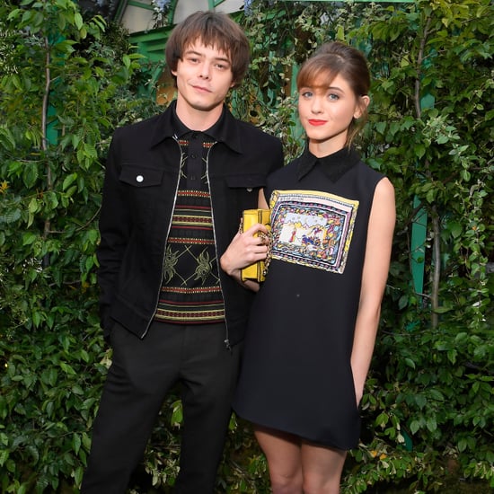 Natalia Dyer and Charlie Heaton at Dior Show in Paris 2018