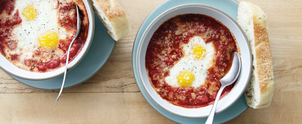 Baked Eggs With Tomatoes and Pancetta