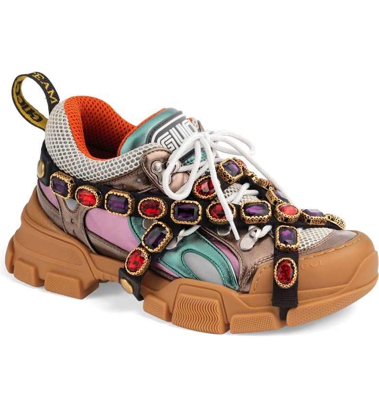 Gucci Flashtrek Jewel Embellished Sneakers