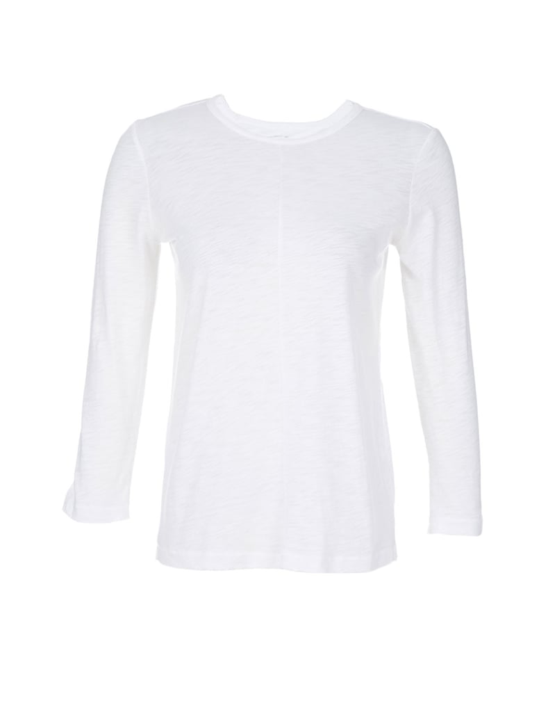 Scoop Three-Quarter-Sleeved Top