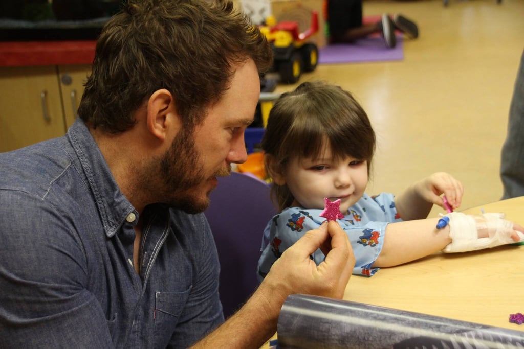 Chris Pratt Visits Our Lady of the Lake Children's Hospital