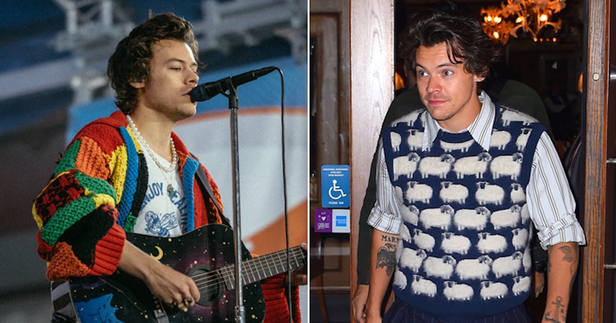 16 Times Harry Styles’s Sweater (and Sweater Vest!) Game Was Unequivocally Unmatched