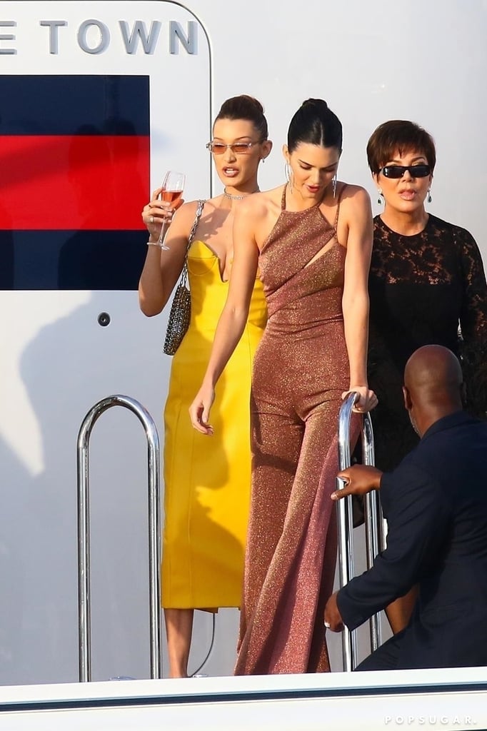 Kendall Jenner and Bella Hadid Cannes Yacht Photos May 2019