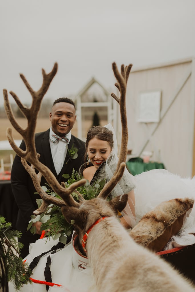 Outdoor North Pole Christmas Wedding Ideas