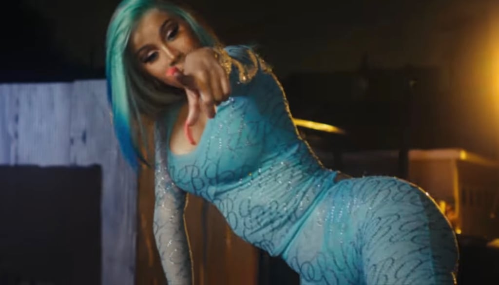 Cardi B's Outfits in the "Point Me 2" Music Video