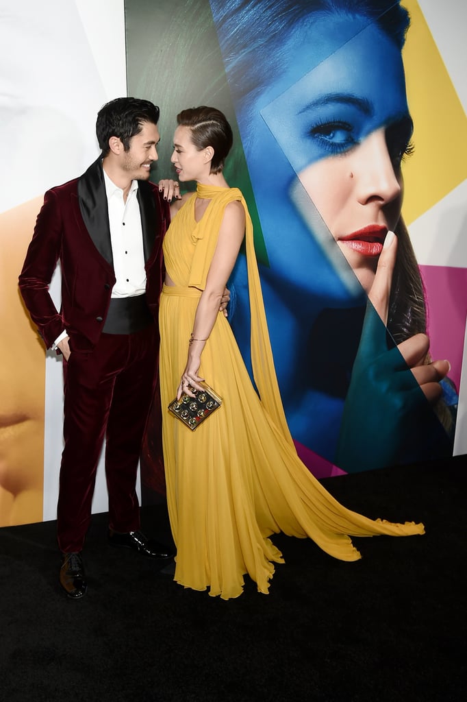 Henry Golding and His Wife Liv Lo at A Simple Favor Premiere