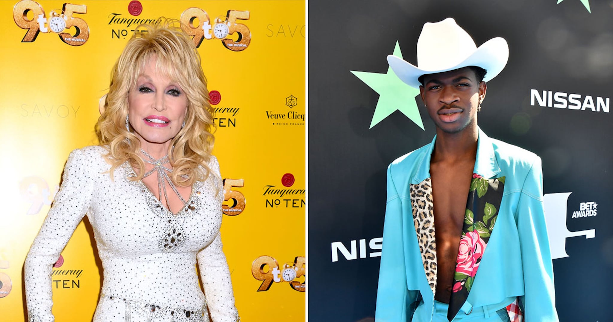 Dolly Parton Responds To Lil Nas X On Old Town Road Remix Popsugar Entertainment Uk - old town road remix roblox id billy ray cyrus