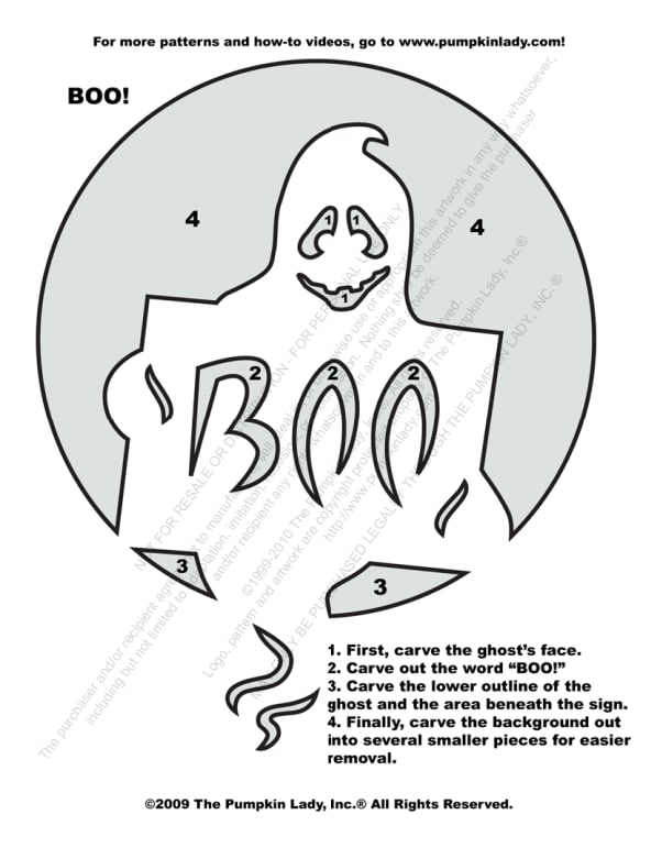Ghost Stencil | Free Halloween Printables | POPSUGAR Smart Living Photo 14