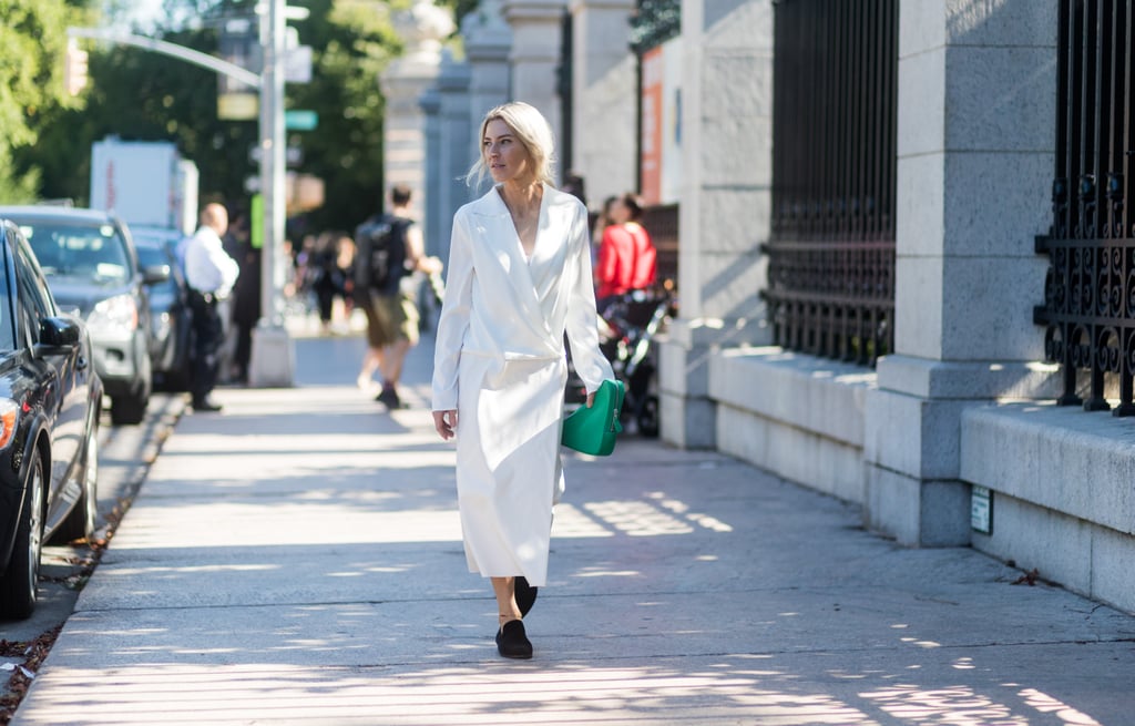 But Perhaps the Best Way to Wear It Is With a Simple Dress — So It Stands Out