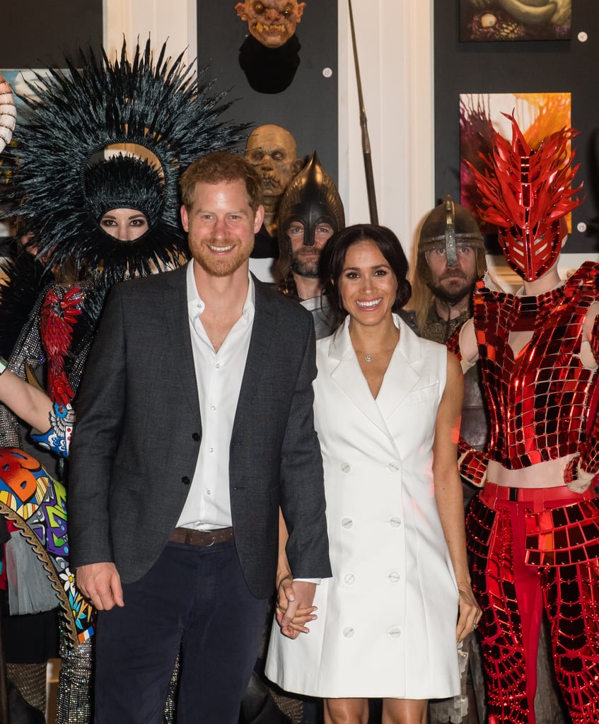 Meghan Markle's Maggie Marilyn Tuxedo Dress October 2018