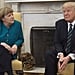 Donald Trump and Angela Merkel Handshake Memes