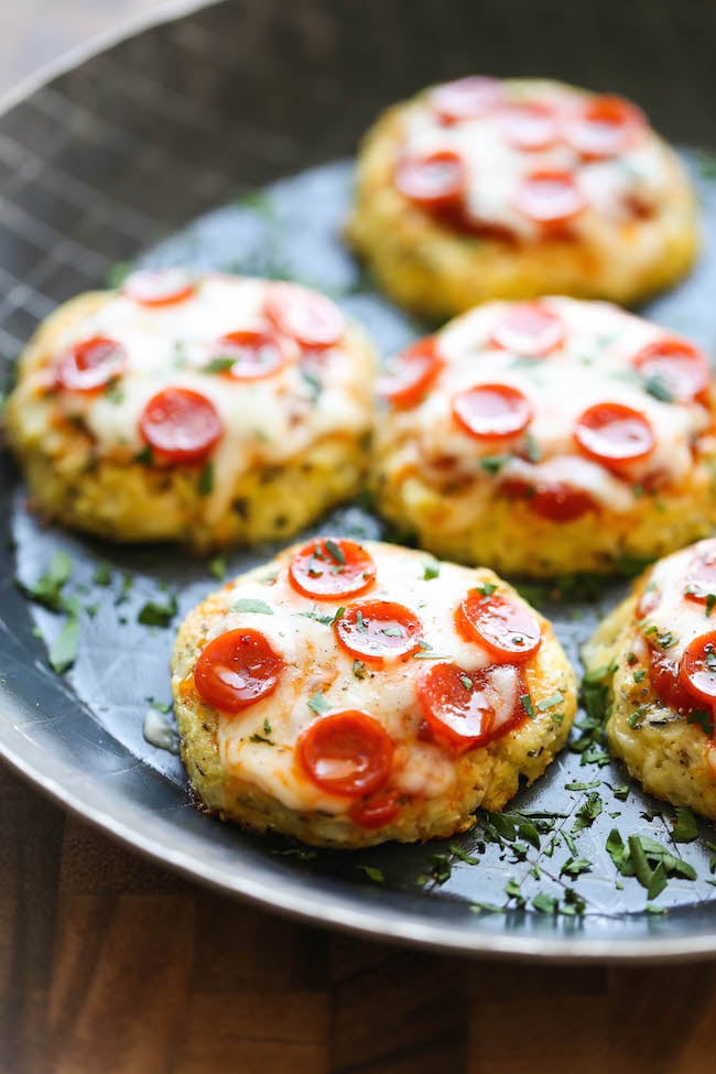 Mini Cauliflower Pizzas