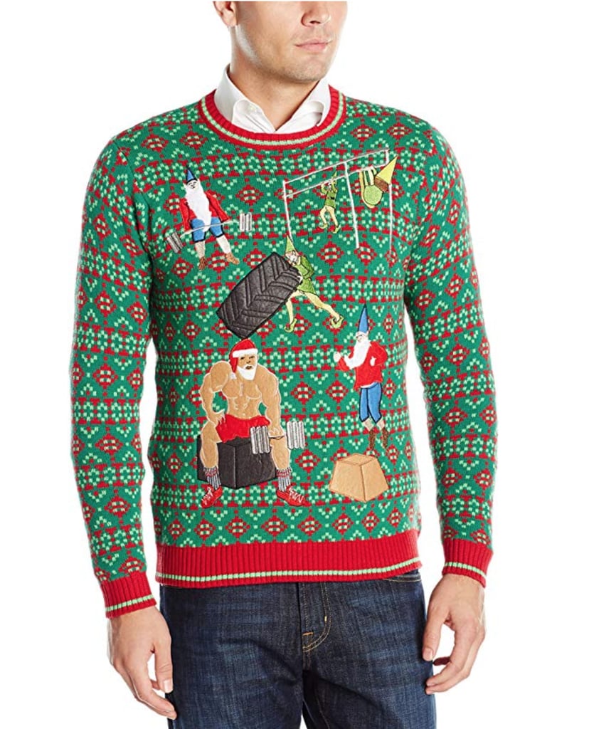 Santa's Gym | Fitness-Inspired Ugly Sweaters You Can Buy on Amazon ...