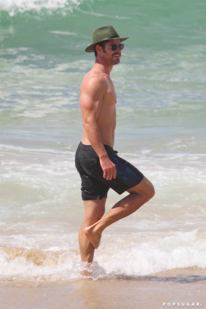 Chris Hemsworth and Matt Damon Australia Pictures April 2018
