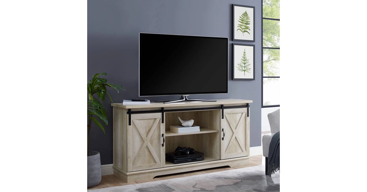 Saracina Home Modern Farmhouse Wood TV Stand The Best Modern