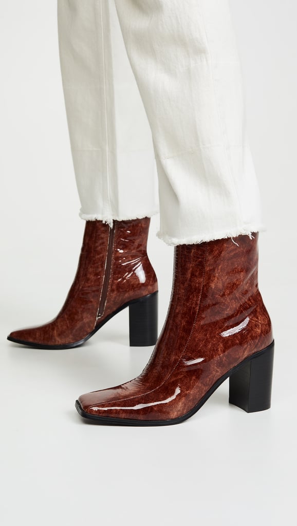 Jaggar Bold Block Heel Ankle Boots