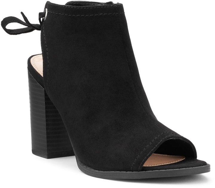 Lauren Conrad Sunflower Women's Peep-Toe Ankle Boots