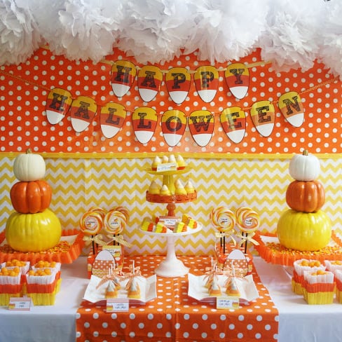 Candy Corn Halloween Party
