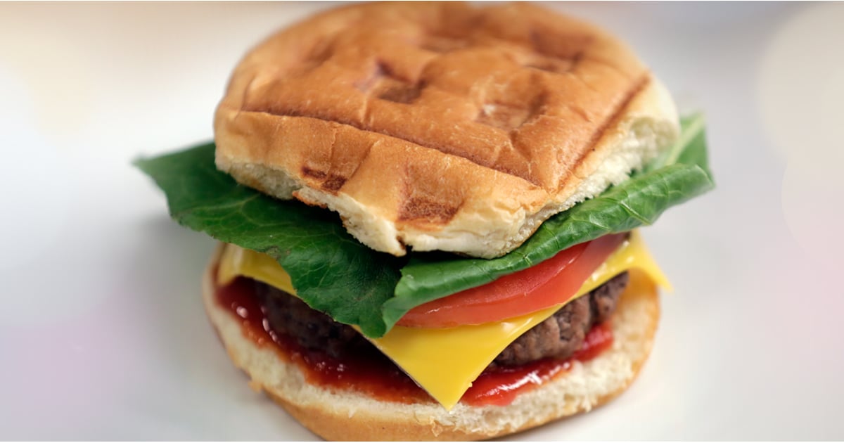 Burger Made With a Waffle Iron Dorm Room Hacks POPSUGAR Food
