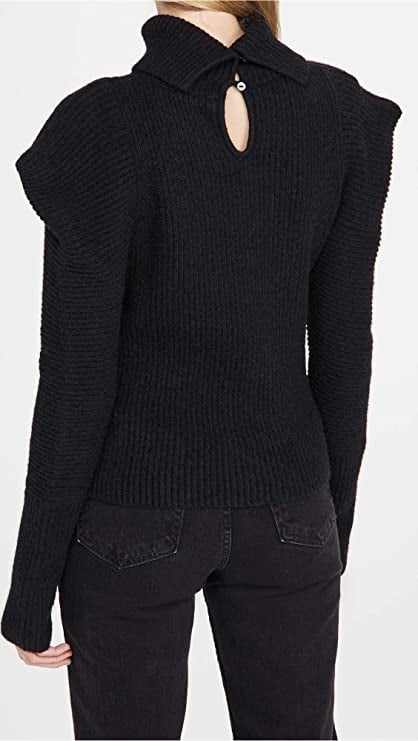 Line and Dot Kaylee Turtleneck Puff Sweater