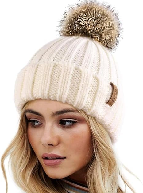 Furtalk Knitted Beanie Hat