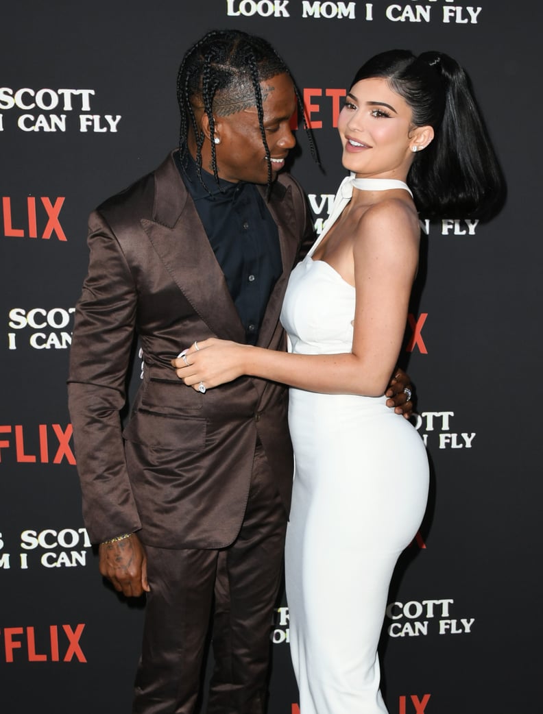 Kylie Jenner and Travis Scott at Travis Scott: Look Mom I Can Fly Premiere