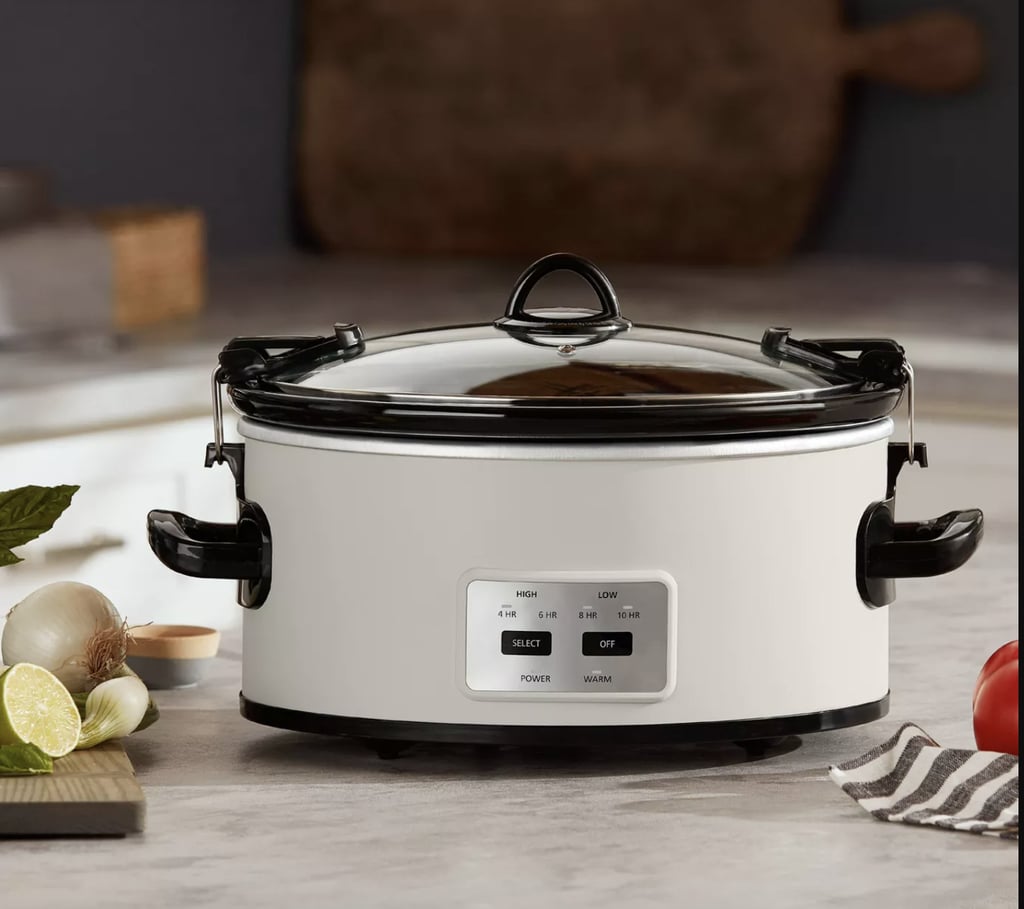 Hearth & Hand with Magnolia Crock Pot 6qt Cook and Carry Programmable Slow Cooker
