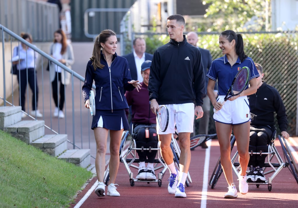 Kate Middleton Plays a Game of Tennis With Emma Raducanu