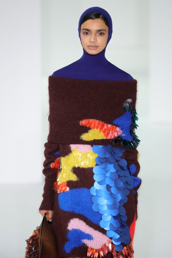 Paillette Sequins Lined Cozy Sweater Separates