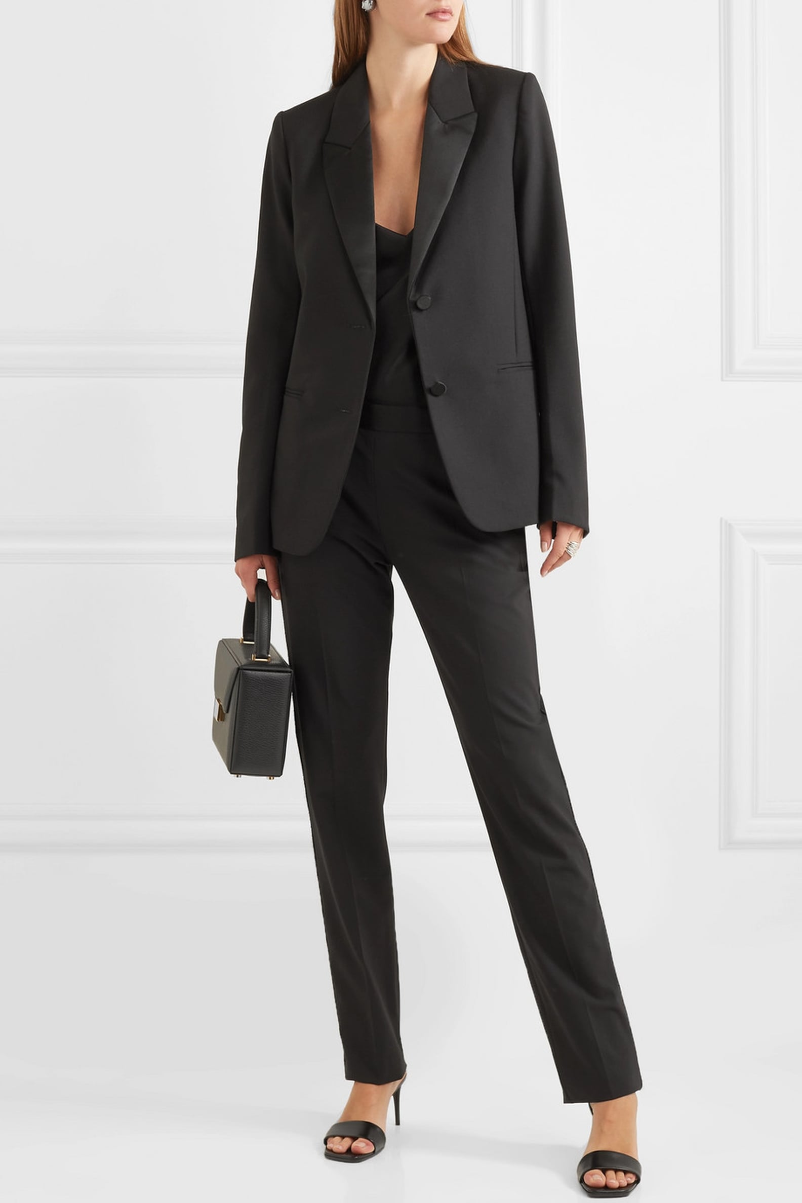 Victoria Beckham and Her Mom in Suits 2018 | POPSUGAR Fashion