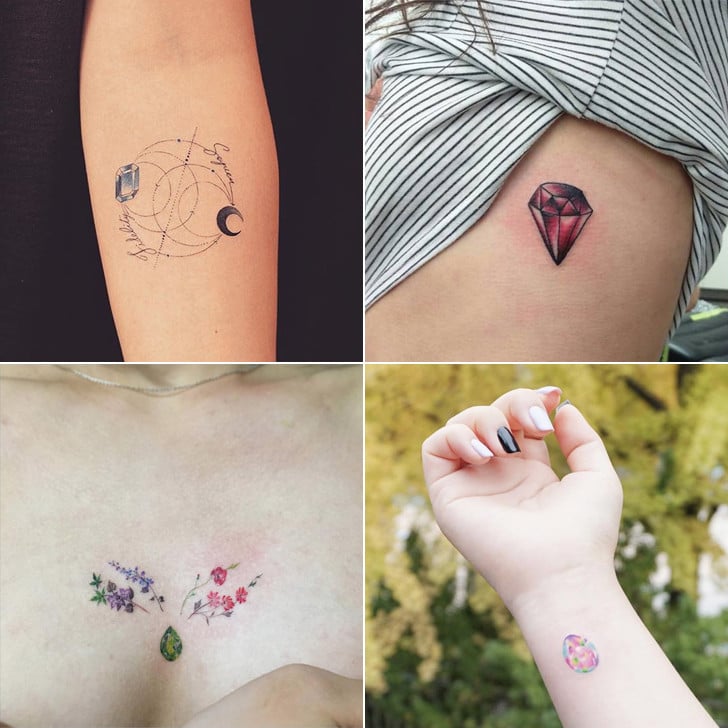 The 21 Prettiest Gemstone Tattoo Ideas Ever