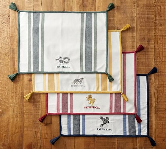 Harry Potter Hogwarts House Placemat Collection