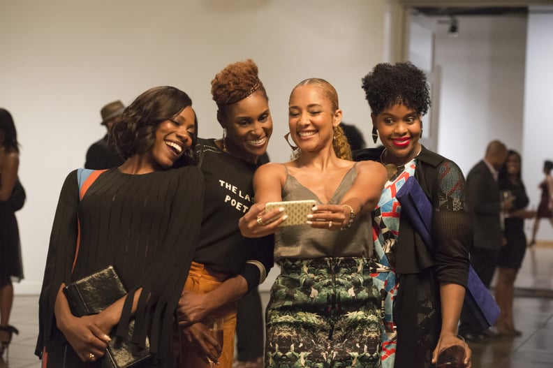 Molly, Issa, Tiffany, and Kelli from "Insecure"