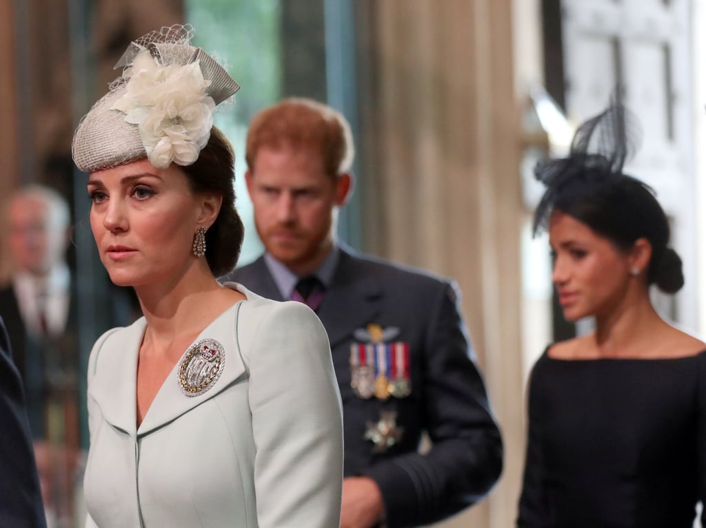 Kate Middleton's Blue Alexander McQueen Coat and Beige Heels