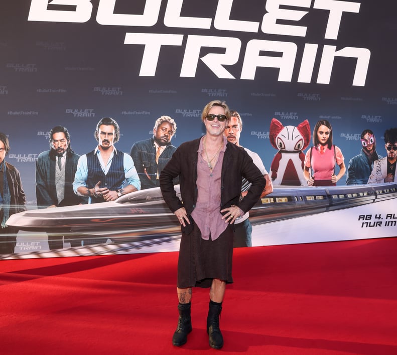 Brad Pitt Red Carpet Photos From the "Bullet Train" Press Tour